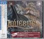 "Heaven Edition CD + Blu-ray. LOVEBITES: Outstanding Power. Illustration eines Wolfs und eines Schiffes im Sturm."