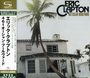 「Eric Clapton 461 Ocean Boulevard」. Ein Haus mit Palmen und eine Person, die davor steht. Japanischer Text links.