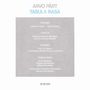 Arvo Pärt: Tabula Rasa (SHM-CD), CD