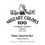 MOZART COLORS 100; Wolfgang Amadeus Mozart 1756-1791; Piano Concerto No.1; Vladimir Ashkenazy. Illustration: Mozart mit Noten.