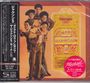 „Diana Ross presents The Jackson 5“ steht in einem dekorativen gelben Kasten. Fünf junge Männer posieren daneben.