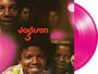 Text: "Jackson 5", "Third Album".  
Das Cover zeigt die Bandmitglieder, daneben eine pinke Vinyl-Schallplatte.