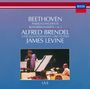 "BEETHOVEN Piano Concertos Klavierkonzerte 1 & 2 ALFRED BRENDEL Chicago Symphony Orchestra JAMES LEVINE LIVE" oben. Unten ein Foto.