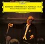 "BEETHOVEN · SYMPHONIEN NO. 6 »PASTORALE« · NO. 8, Wiener Philharmoniker · Karl Böhm." Dirigent mit erhobenem Taktstock.