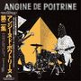 Oben steht "ANGINE DE POITRINE". Zwei Musiker spielen Gitarre und Schlagzeug vor einem gelben Dreieck.