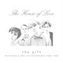 "The House of Love", "the gift", "REHEARSALS AND LIVE RECORDINGS 1986–1988". Vier Männer schauen direkt nach vorne.