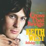 "Cross That Bridge The Keith West Anthology 1965-1999". Ein Mann blickt ernst, die Hand am Kinn.