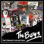 Der Text lautet: "The Boys - The Singles Collection". Cover-Collage mit Album und Single-Artworks im Hintergrund.