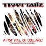 "Tigertailz", "A Fist Full of Dollarz!", "The Archives Vol 2: 1992-2011" | Katze mit Krallen in zerkratztem Stil.