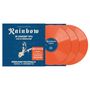 "Rainbow In Concert 1976 Live in Düsseldorf. Düsseldorf Philipshalle, Montag, 27. September 1976." Orangefarbene Vinylplatten.