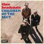 "Thee Headcoats - Children of the Sect" in bunten Buchstaben. Drei Männer tragen Winterkleidung und Mützen.