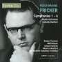Peter Racine Fricker: Symphonien Nr.1-4, CD,CD