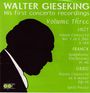 : Walter Gieseking - His first concerto recordings Vol.3, CD