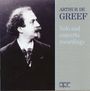 : Arthur De Greef - Solo and concerto recordings, CD,CD,CD,CD