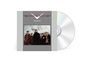"SPANDAU BALLET DIAMOND" steht über einem Gemälde von fünf Männern in Winterkleidung, daneben eine silberne CD.