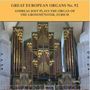 : Große europäische Orgeln Vol.92, CD