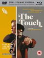 "The Touch" Filmcover mit Schauspielern Elliott Gould, Bibi Andersson. Zitat: "Very rare and very beautiful" von The New Yorker.