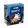 „TOP TRUMPS GODDIT! MARVEL SPIDER-MAN“. Spiderman auf einer blauen Verpackung, Spiel für 1-6 Spieler ab 6 Jahren.