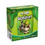 "Top Trumps GODDIT! Play it. Find it. GODDIT!" Shrek und der Esel nebeneinander auf grünem Hintergrund.