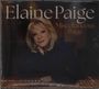 „Elaine Paige“ und „Miscellaneous Paige“ in großen Buchstaben. Eine Frau lehnt sich auf ein Klavier, schaut nachdenklich.