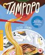 Der Text enthält "Tampopo", "A film by Juzo Itami", "Blu-ray Special Edition". Zu sehen sind stilisierte Nudeln und Menschen.