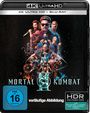 4K ULTRA HD Blu-ray, Mortal Kombat. FSK ab 16 freigegeben. Verschiedene charaktere in kämpferischen Posen.