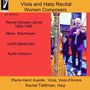 : Pierre-Henri Xuereb & Rachel Talitman - Viola and Harp Recital / Women Composers, CD