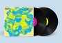 Text: "MELODIES INTERNATIONAL presents" und "ARIWA SOUNDS".
Illustration: Buntes Collage-Design von Musikequipment.