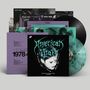 Verschiedene Schallplattenhüllen mit den Texten "American Nightmare", "Gothic Punk/Deathrock USA: 1978-1988", in düsterem Design.
