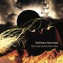 "Re:Make Re:Model Richard Norris Remixes". Illustration: Sonnenfinsternis über stilisierten Gesichtern und Bergen.