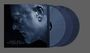 Texte: "ANDY BELL EXTENDED BLUE 21st ANNIVERSARY EDITION". Profil eines Kopfes in Blau mit drei Schallplatten.