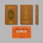 Texte: MAHAL, HORIZON, LORD, SNAKE OIL, BLACK SAND. 
Design: Orange Kassettenhülle und Kassette mit geometrischen Mustern.