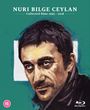 „NURI BILGE CEYLAN Collected films 1995 - 2018“ steht oben auf hellgrünem Hintergrund. Darunter ist ein Porträt.