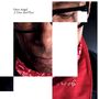 Text oben links: Dave Angel - A Time And Place. Gesicht mit Brille und rotem Halstuch, geometrische Ausschnitte.