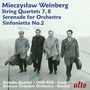 Mieczyslaw Weinberg: Streichquartette Nr.7 & 8, CD