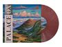 Texte: „PALACE OX“, „PALACE PRESENTS“. Illustration: Eine Berglandschaft mit Wolken, abgebildet auf einer Schallplatte.