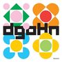 Text: "dgohn"; bunte geometrische Formen mit Kreisen und Quadraten in Grün, Blau, Orange und Rot. Unten rechts "Tessares".
