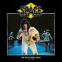 Text "SPACE" auf gelbem Hintergrund, unten "THE ART OF SPACE DISCO (1977-1978)". Menschen im Weltraumanzug mit Instrumenten.