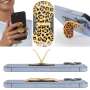 : zipgrips Leopard | 2 in 1 Handy-Griff & Aufsteller | Sicherer Griff | Halter für Smartphones | Perfekte Selfies | Ideal für Videos, Div.
