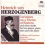 Heinrich von Herzogenberg: Klavierwerke, CD