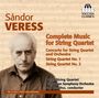 Sandor Veress: Sämtliche Werke für Streichquartett, CD