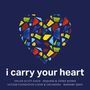 "I carry your heart" steht über einem abstrakten Herz aus bunten geometrischen Formen vor dunklem Hintergrund.