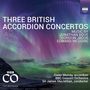 Text: "Three British Accordion Concertos. Music by Jonathan Dove, Gordon Jacob, Edward McGuire." Oben Polarlichter.