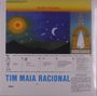 Text: "Mundo Racional", "Tim Maia Racional", "Porta do Mundo Racional". Illustration einer nächtlichen Landschaft mit Sonne und Mond.