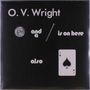 "O. V. Wright and a / is on here also." Ein Vierteldollar und Pik-Ass-Karte sind abgebildet.