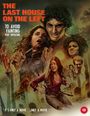 "The Last House on the Left", "To avoid fainting, keep repeating", "It's only a movie...only a movie". Illustration blutüberströmt, verzweifelte Gesichter. 18er Logo.