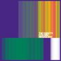 Text: "THE DURUTTI COLUMN RENASCENT". Farbige Streifen in Violett, Grün und warmen Tönen. Abstrakte Grafik.