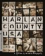 HARLAN COUNTY USA. Ein Film von Barbara Kopple. Verschiedene Fotos von Protesten und Arbeitern in quadratischen Feldern.