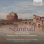 "Sgambati, Nonet for Strings, Symphony No.3 'Sinfonia Epitalamio'. Gemälde von alter Architektur am Fluss."