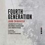 "FOURTH GENERATION" mit Juan Chiavassa, John Patitucci, George Garzone, Leo Genovese; Featuring Mike Stern und Pedrito Martinez. Grauer Hintergrund.